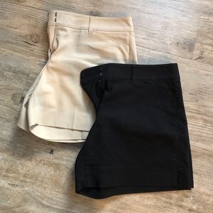 Tan & black shorts